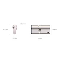 Ezviz  - Nastavitelná vložka zámku  pro chytrý zámek  (CS-DL-JXSX/DIY)