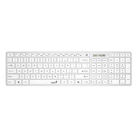 Genius Klávesnice Slimstar 126, Drátová USB, CZ+SK layout, Copilot klávesa, Bílá