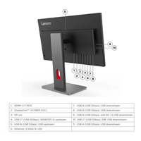 LENOVO LCD ThinkVision P24QD-40 - 23.8",IPS,mat,16:9,2560x1440,178/178,4/6ms,300cd/m2,1500:1,HDMI,DP,3Y