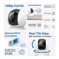 TP-Link Tapo C202 domácí/indoor kamera, (2MP, Full HD 1080p, IR 12m, WiFi, 1x100Mb/s, microSD)