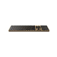 GENIUS Klávesnice Slimstar 7250BT, membránová, bezdrátová, béžová-černá
