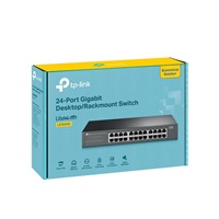 TP-Link LiteWave switch LS1024G (24xGbE, fanless)