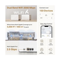 MERCUSYS Halo H85X(3-pack) WiFi6 Mesh (AX3000,2,4GHz/5GHz,1x2,5GbELAN/WAN,2xGbELAN/WAN)