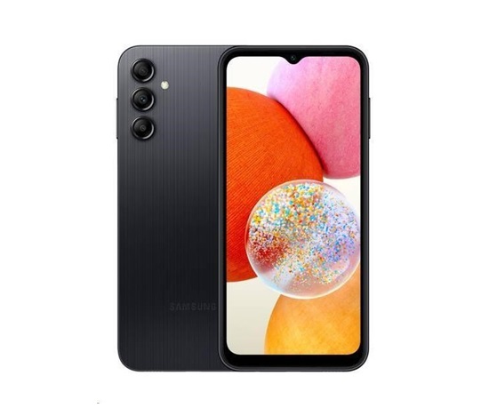 BAZAR - Samsung Galaxy A14 (A145), 4/64 GB, LTE, EU, černá - Po opravě (Bez příšlušenství)