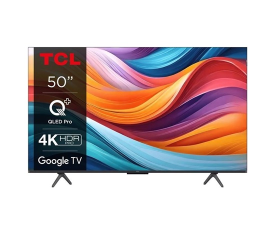 TCL 50T7B 50" TV, 4K Ultra HD, QLED, HDR, Google TV, Dolby Atmos