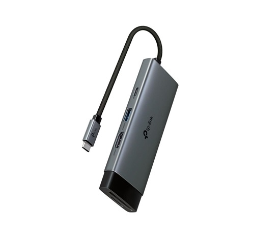 TP-Link UH7021C USB-C hub 7v1 (3x USB3.2Gen1,1xUSB-C3.2Gen1, 1xHDMI, 1xSD, 1xmicroSD, PD 100W)