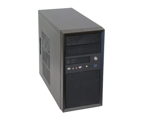 CHIEFTEC skříň Mesh Series/uATX, CT-01B, Black, USB 3.0