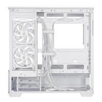 ASUS Case AP202 PRIME CASE, mATX, Průhledná bočnice, 3x 120mm ARGB Fan, bílá