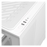 ASUS Case AP202 PRIME CASE, mATX, Průhledná bočnice, 3x 120mm ARGB Fan, bílá