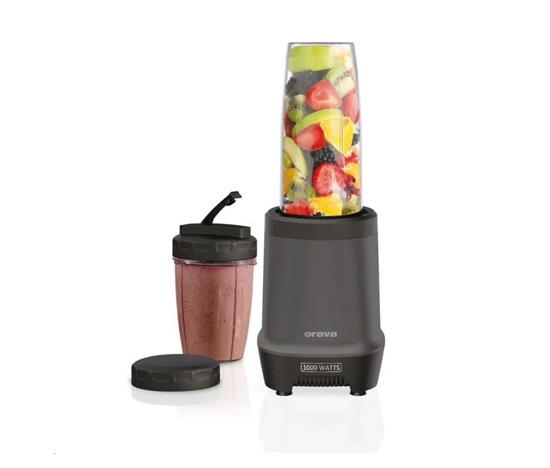 Orava smoothie mixér s 3 nádobami, 1000 W, 2 druhy nerezových nožů