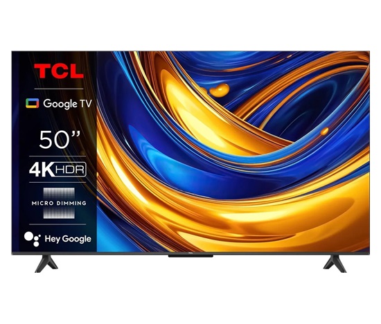 TCL 50" TV, 4K Full HD, Google TV, HDR, WiFi, Bluetooth, herní režim