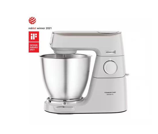 Kenwood Titanium Chef Baker XL kuchyňský robot, zabudovaná váha, časovač, bílá
