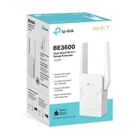 TP-Link RE225BE EasyMesh WiFi7 Extender/Repeater (BE3600,2,4GHz/5GHz,1xGbE)