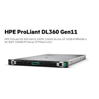 HPE PL DL360g11 4509Y (2.6G/8C) 1x32G (P64706) MR408i-o/4G 8-10SFF 1x1000W 2x1G P70540-421 RENEW