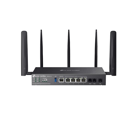 TP-Link DR3650v-4G OMADA ADSL/VDSL/4GLTE gateway (AX3000,2xFXS,1xDSL,2,4GHz/5GHz,1xGbELAN/WAN,4xGbE,1xUSB3.0,2xnanoSIM)