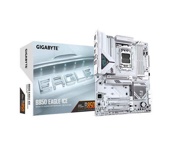 GIGABYTE MB Sc AM5 B850 EAGLE ICE, AMD B850, 4xDDR5, 1xDP, 1xHDMI, ATX