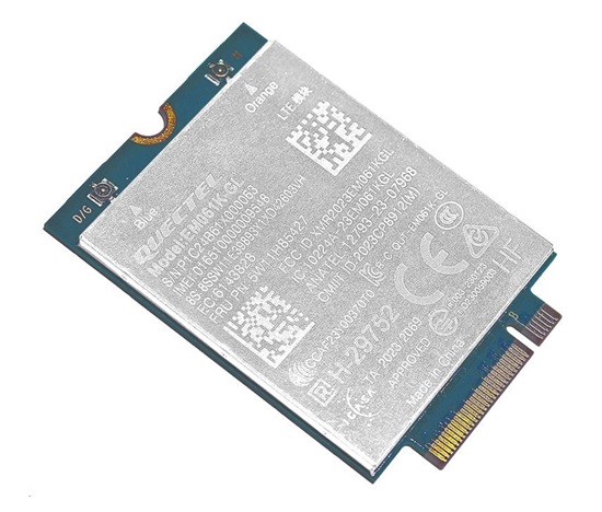 LENOVO 4G LTE modul ThinkPad Quectel EM160R-GL 4G LTE-A Cat 16 M.2
