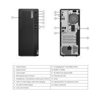 LENOVO PC ThinkCentre M75t G5 Tower - Ryzen 5 8500G,16GB,512SSD,HDMI,DP,AMD Radeon 740M,W11P,3Y Onsite