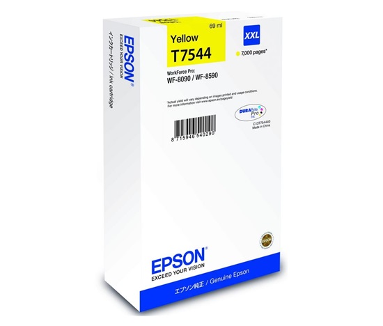 EPSON Ink bar WF-8090 / WF-8590 Ink Cartridge XXL Yellow - 7000str. (69 ml)