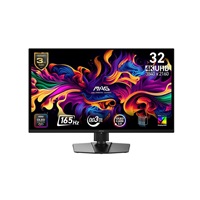 MSI LCD MAG 322UP QD-OLED E16,31.5" 3840x2160 OLED,165Hz,178/178,VESA,HDMI,DP,USB-C,Audio,Black