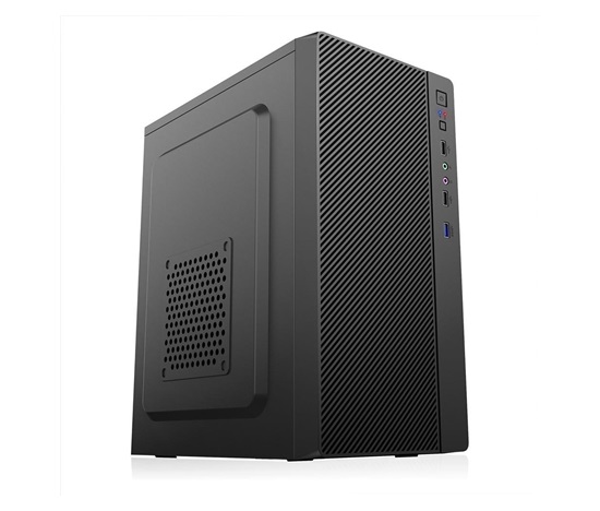 BAZAR - 1stCOOL skříň STEP 4, micro tower, AU, USB 3.0, bez zdroje, černá - Po opravě