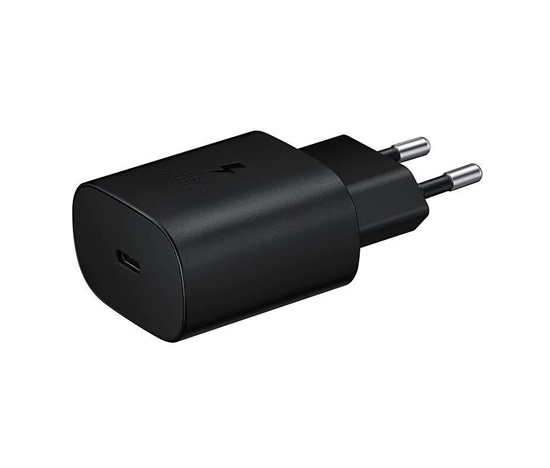 Samsung USB-C 25W Cestovní nabíječka Black (OOB Bulk)