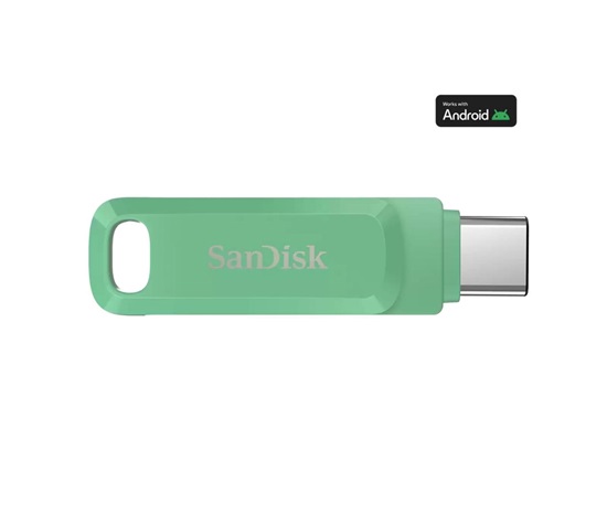 SanDisk Flash Disk 512GB Ultra Dual Drive Go, USB-C 3.2, zelená