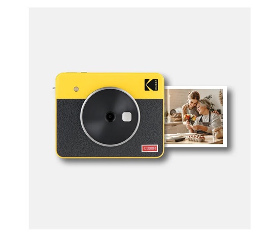 KODAK instantní fotoaparát Mini Shot 3 Retro C300R žlutá