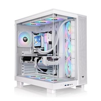 THERMAL TAKE Case View 380 XL TG ARGB, ATX, Průhledná bočnice, 4x 120mm ARGB Fan, bílá