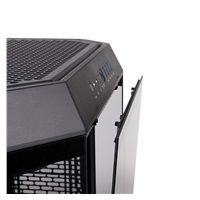 THERMAL TAKE Case The Tower 600, ATX, Průhledná bočnice, 2x 140mm Fan, černá