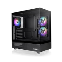 THERMAL TAKE Case View 270 Plus TG ARGB, ATX, Průhledná bočnice, 3x 120mm ARGB Fan, černá