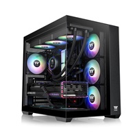 THERMAL TAKE Case View 380 TG ARGB, ATX, Průhledná bočnice, 4x 120mm ARGB Fan, černá