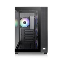 THERMAL TAKE Case View 380 TG ARGB, ATX, Průhledná bočnice, 4x 120mm ARGB Fan, černá