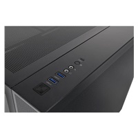 THERMAL TAKE Case View 380 TG ARGB, ATX, Průhledná bočnice, 4x 120mm ARGB Fan, černá