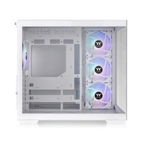THERMAL TAKE Case View 380 TG ARGB, ATX, Průhledná bočnice, 4x 120mm ARGB Fan, bílá