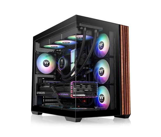 THERMAL TAKE Case View 380 WS ARGB, Průhledná bočnice, černá