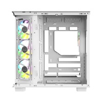 THERMAL TAKE Case View 380 XL WS ARGB, Průhledná bočnice, bílá