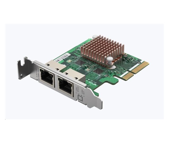 BAZAR - QNAP QXG-2G2T-I225 rozšiřující karta 2x 2,5GbE pro PC i NAS - rozbaleno