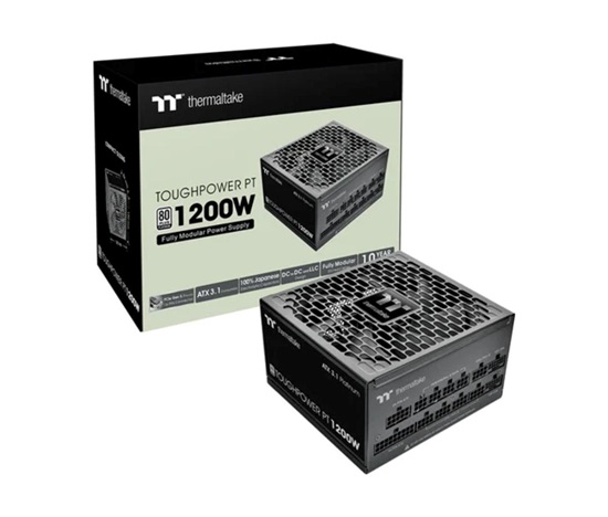 THERMAL TAKE zdroj 1200W Toughpower PT, 120mm, Plně modulární, 80+ Platinum, černá