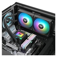 THERMAL TAKE Vodní chladič LA240 ARGB, 2x120mm ARGB, LGA1851, AM5, černá