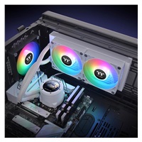 THERMAL TAKE Vodní chladič TH240 V2 Ultra ARGB, 2x120mm ARGB, LGA1851, AM5, bílá