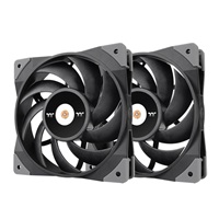 THERMAL TAKE Ventilátor Toughfan 12 2-Pack, 2x120mm, černá