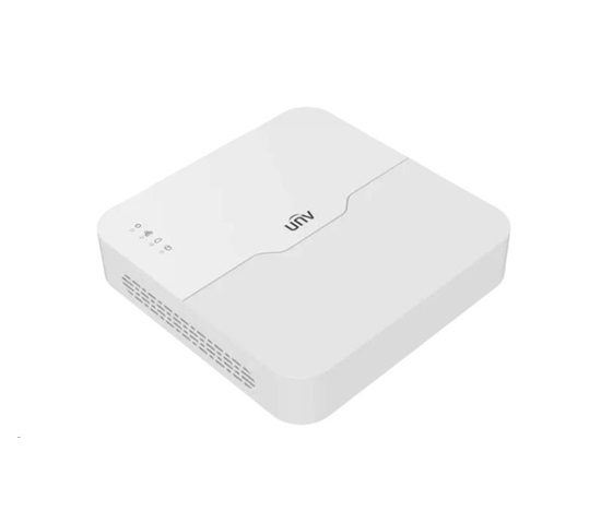 Uniview NVR 16-kanálů, ž 12MP, až 10TB HDD, PoE 8ch (75W budget), SMART VCA, SIP by NVR