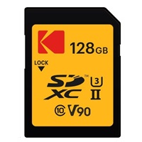 Kodak paměťová SD karta 128GB UHS-II U3 V90 Ultra Pro