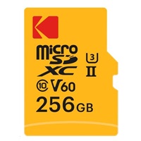 Kodak paměťová micro SD karta 256GB UHS-II U3 V60 Pro +adapt