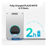 PLAUD NOTE Accessory Kit Black - Nabíječka a magnetický clip, černá