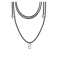 PLAUD Note Pin Lanyard Black - Řemínek na krk, černý