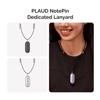 PLAUD Note Pin Lanyard Black - Řemínek na krk, černý