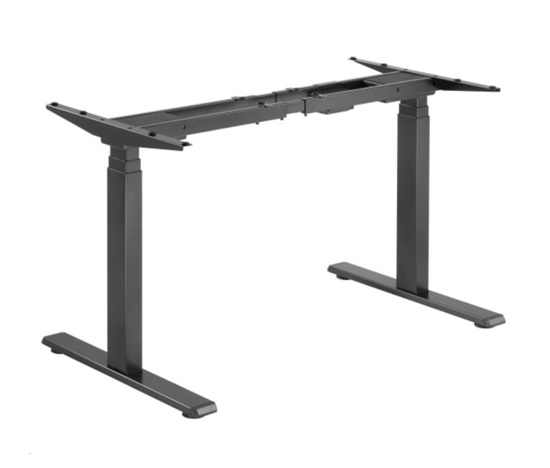 Výškově stavitelný stůl Brateck M08-23DE 2 motory rozsah 620-1280 mm nosnost 100 kg