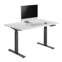 Výškově stavitelný stůl Brateck M08-23DE 2 motory rozsah 620-1280 mm nosnost 100 kg